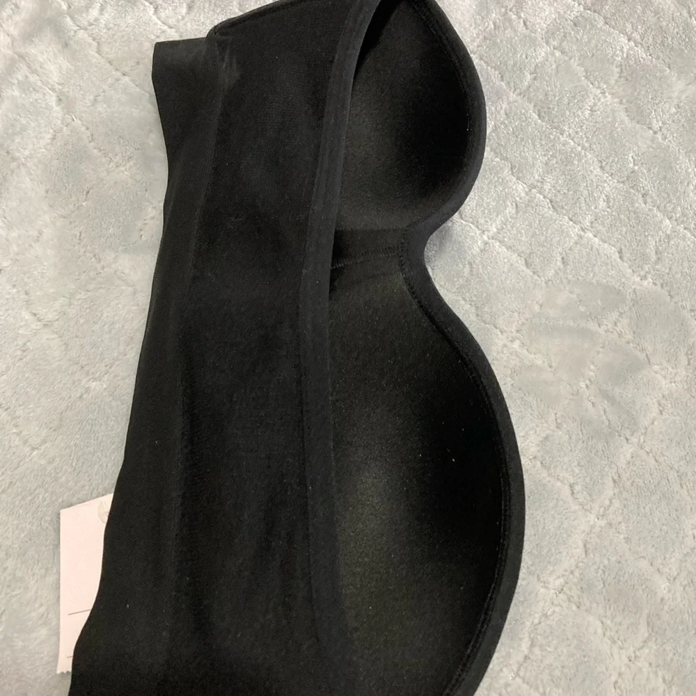 Black Strapless Bandeau Bra NWTS - Picture 4 of 8